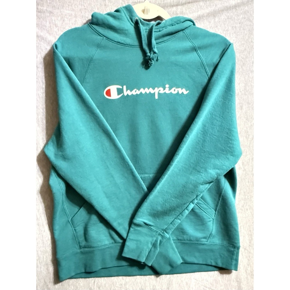 Champions Green Hoodie Size Large